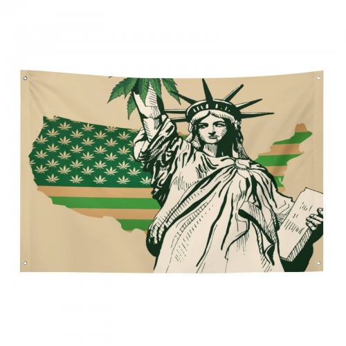Custom Flag with Four Grommets (47x70 in)