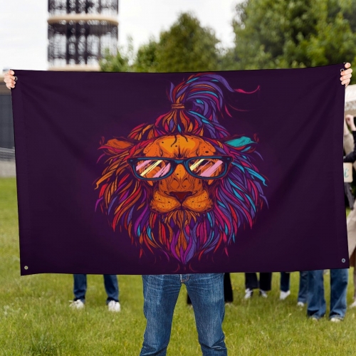 Custom Flag with Four Grommets (47x70 in)