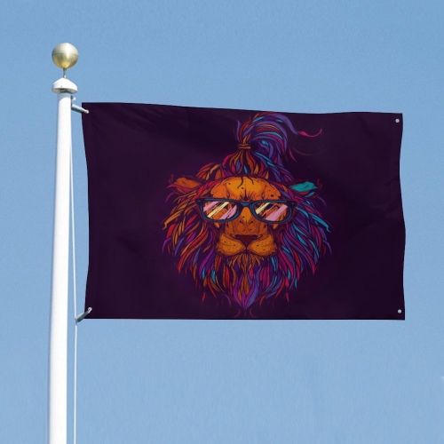 Custom Flag with Four Grommets (47x70 in)