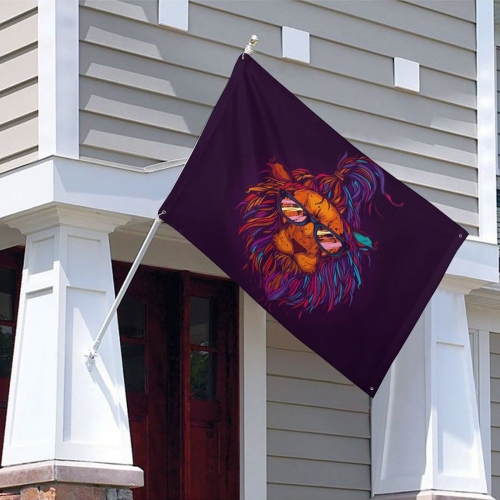 Custom Flag with Four Grommets (47x70 in)