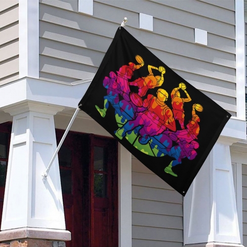 Custom Flag with Four Grommets (60x96 in)