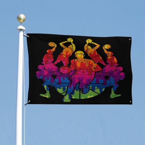 Custom Flag with Four Grommets (60x96 in)