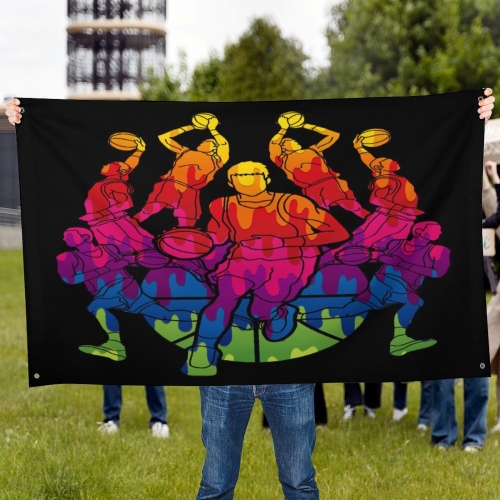 Custom Flag with Four Grommets (60x96 in)
