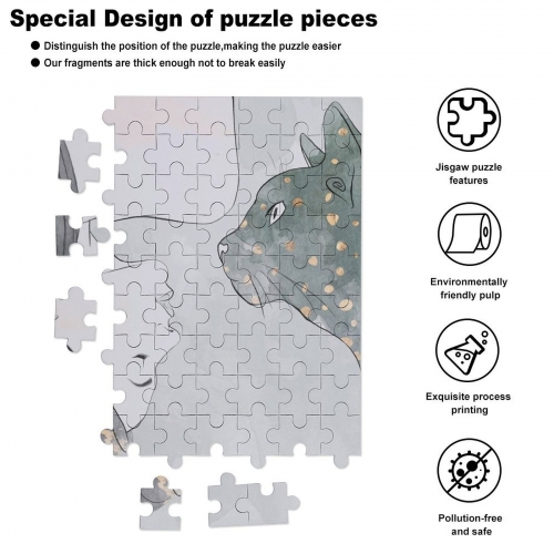 70-Piece Wooden Jigsaw Puzzles (Vertical)