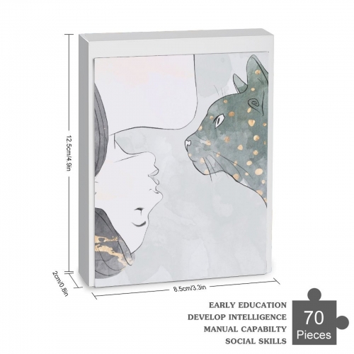 70-Piece Wooden Jigsaw Puzzles (Vertical)