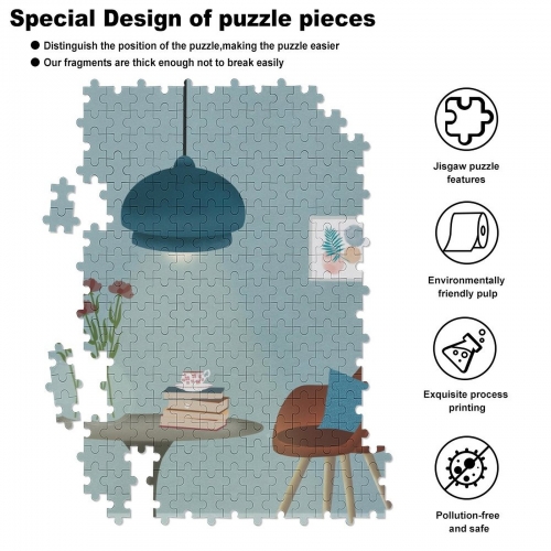 300-Piece Wooden Jigsaw Puzzles (Vertical)