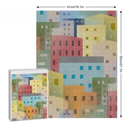 500-Piece Wooden Jigsaw Puzzles (Vertical)