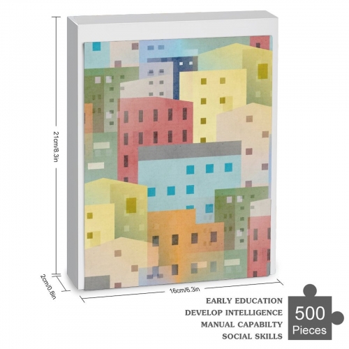 500-Piece Wooden Jigsaw Puzzles (Vertical)