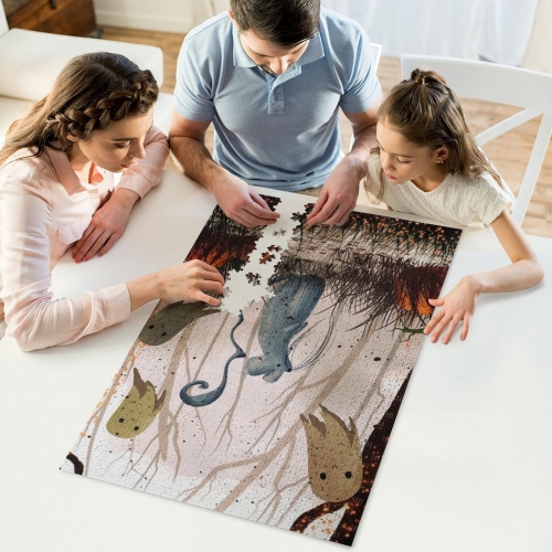 1000-Piece Wooden Jigsaw Puzzles (Vertical)