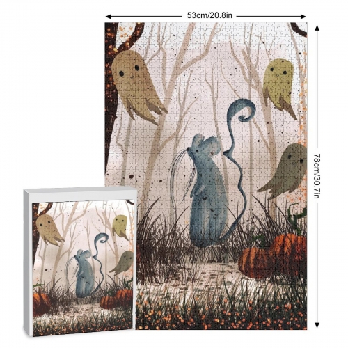 1000-Piece Wooden Jigsaw Puzzles (Vertical)