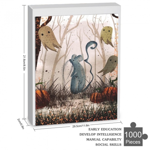 1000-Piece Wooden Jigsaw Puzzles (Vertical)