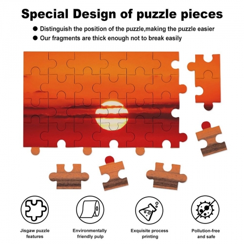 35-Piece Wooden Jigsaw Puzzles (Horizontal)