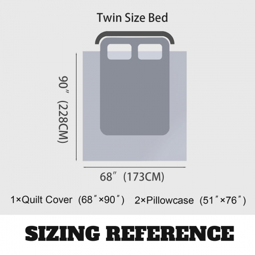 Custom 3-Piece Bedding Set (68" x 90")