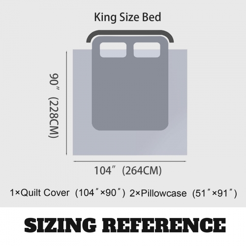 Custom 3-Piece Bedding Set (90" x 104")