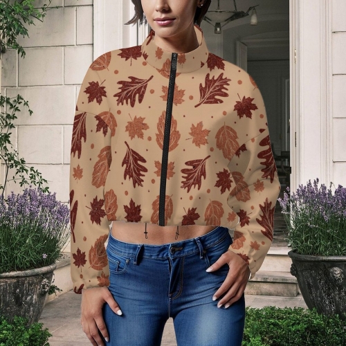 Women's Cropped Fleece Jacket