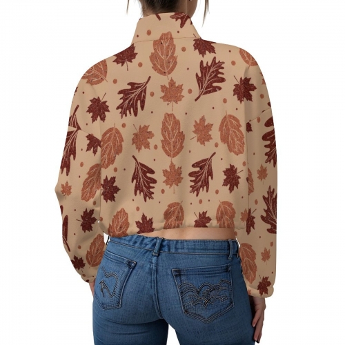 Women's Cropped Fleece Jacket