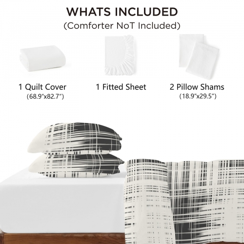 Custom Fitted Sheet 4-Piece Set (125x215x27 cm)