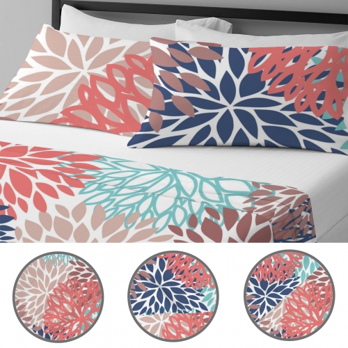 Custom Fitted Sheet 4-Piece Set (165x220x27 cm)