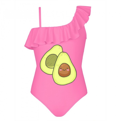 Girls' Ruffle One-Piece Swimsuit (Made in USA)