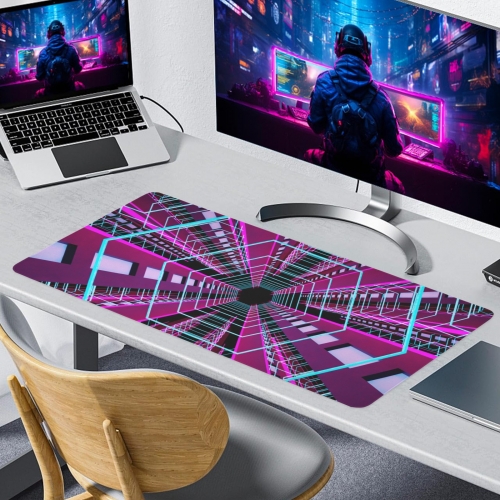 Custom Rectangle Mousepad 23.6" x 11.8"（with Stitched Edges）