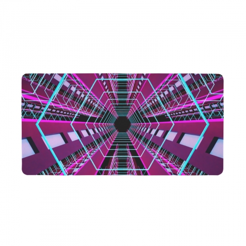 Custom Rectangle Mousepad 23.6" x 11.8"（with Stitched Edges）