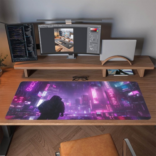 Custom Rectangle Mousepad 27.6" x 15.7"（with Stitched Edges）