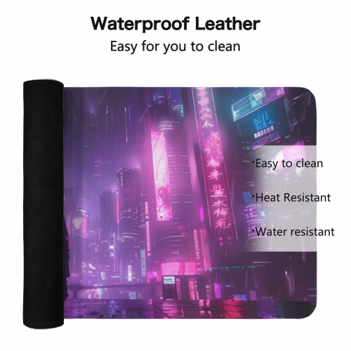 Custom Rectangle Mousepad 27.6" x 15.7"（with Stitched Edges）