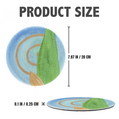 Custom Round Placemat (4 PCS) (Made in USA)