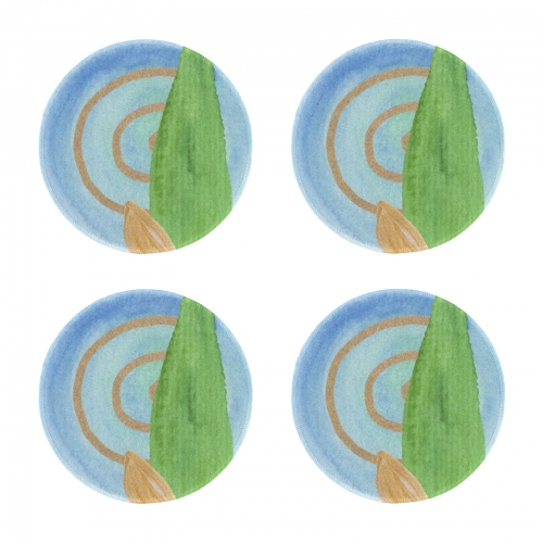 Custom Round Placemat (4 PCS) (Made in USA)