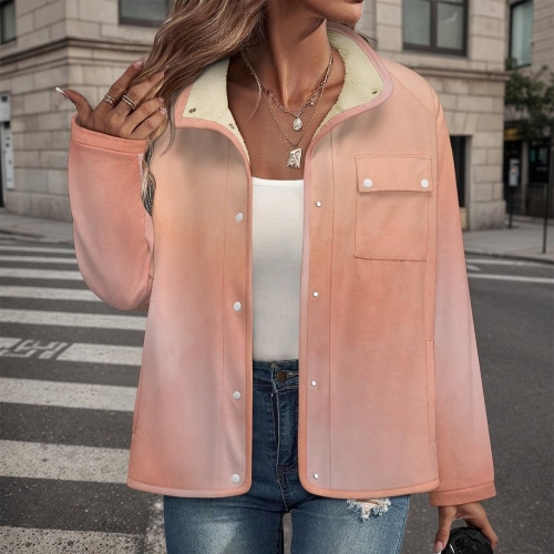 Women's Stand Collar Fleece Jacket