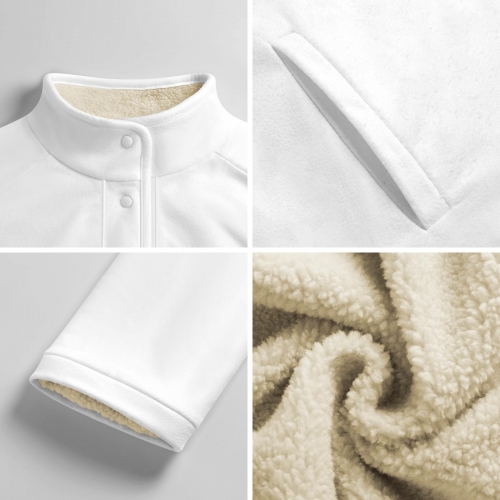 Women's Stand Collar Fleece Jacket