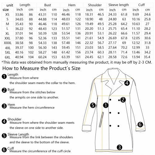 Men's Double Breasted Coat