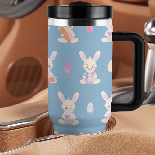 40 oz Stainless Steel Tumbler with Handle  | Ships from USA