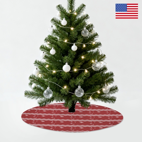 Christmas Tree Skirt 36x36inch | Ships from USA