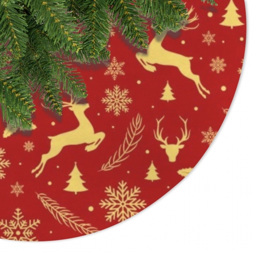 Christmas Tree Skirt 48x48inch (Made in USA)