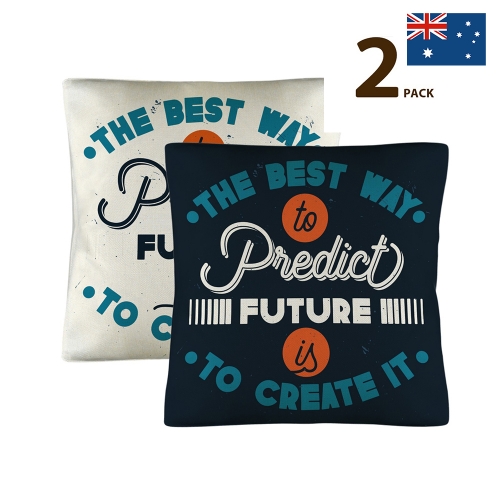 Custom Pillow Case 18x18inch (One Side Printing)(Pack of 2) | Ships from Australia