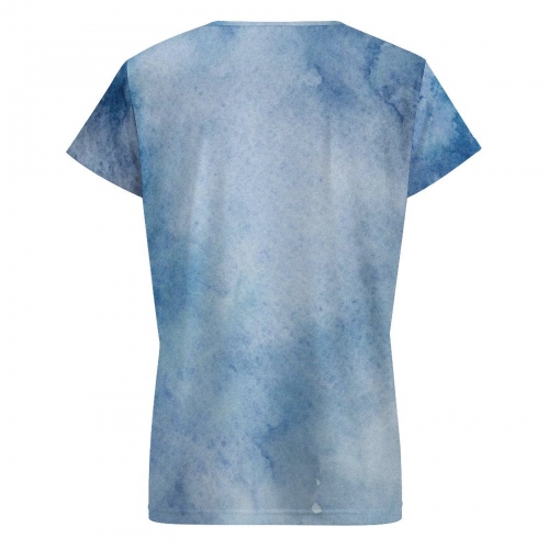 Women's V-neck Short Sleeve