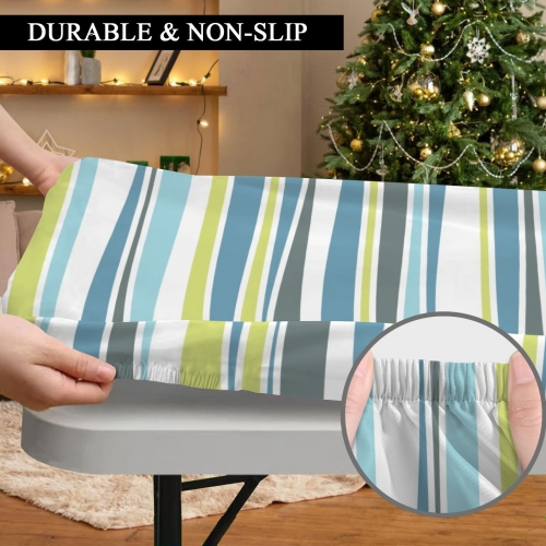 Custom Elastic Fitted Tablecloth 48x30 inch (Made in Queens)