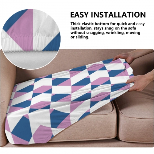 Sofa Cushion Cover (25" x 27.5" x 8")(Pack of 3)