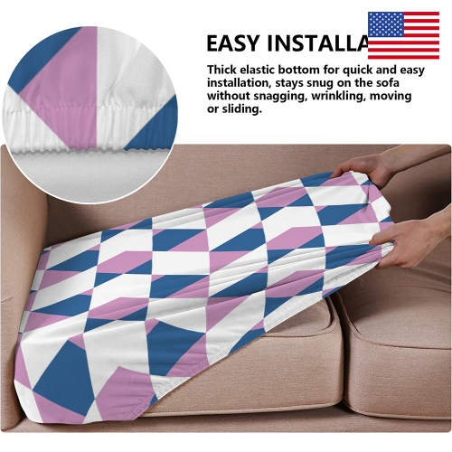 Sofa Cushion Cover (25" x 27.5" x 8")(Pack of 3) | Ships from USA