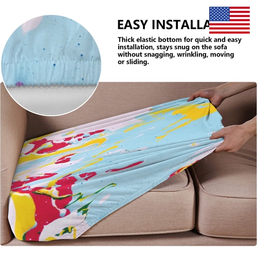 Sofa Cushion Cover (25" x 27.5" x 8")(Pack of 4) | Ships from USA