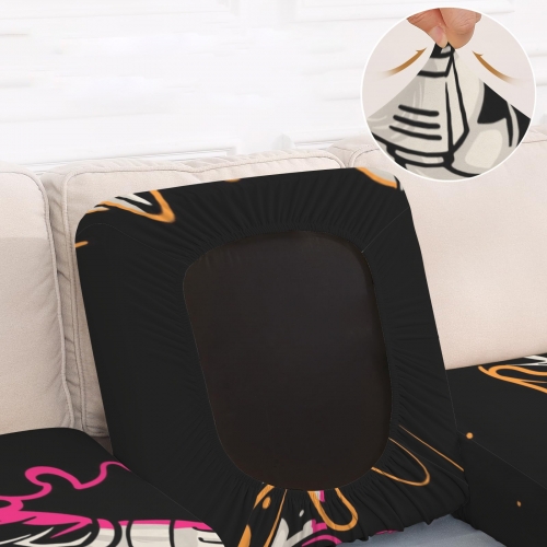 Sofa Cushion Cover (50" x 27.5" x 8")(Pack of 2) | Ships from USA