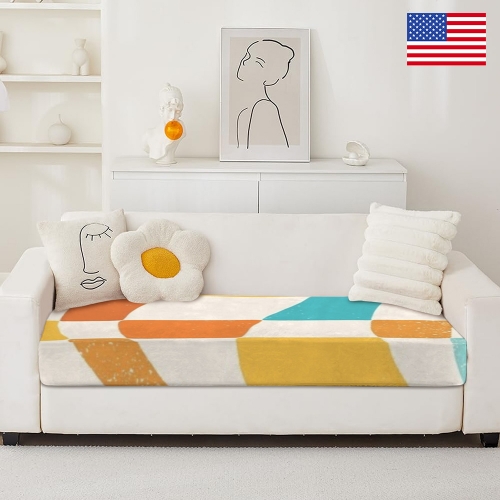 Sofa Cushion Cover (50" x 27.5" x 8")(Pack of 3) | Ships from USA