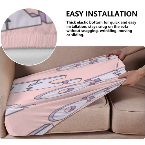 Sofa Cushion Cover (50" x 27.5" x 8")(Pack of 4)  | Ships from USA