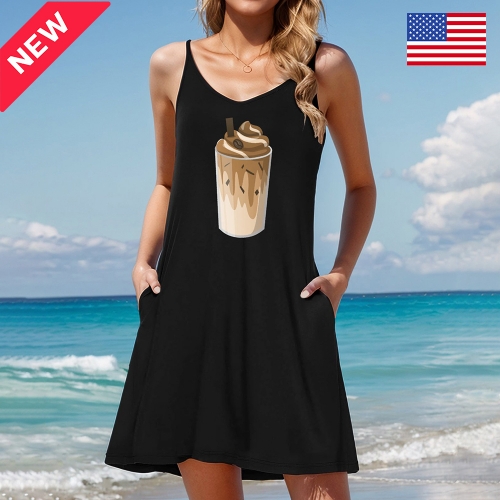 Women's Spaghetti Strap Dress | Ships from USA