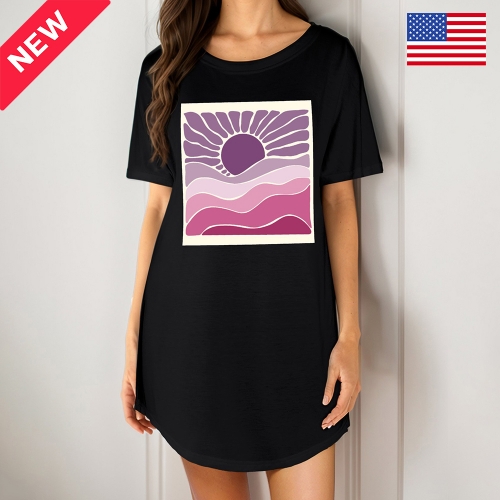 Women's Short Sleeve Dress | Ships from USA