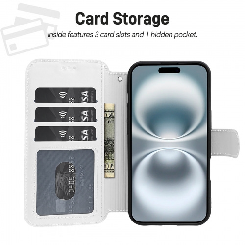 Flip Wallet Case for iPhone 16