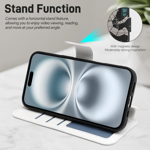 Flip Wallet Case for iPhone 16