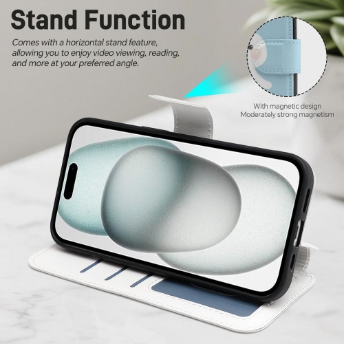 Flip Wallet Case for iPhone 15