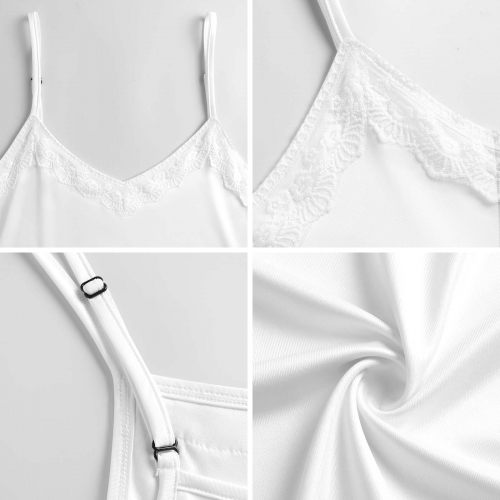 Lace Trim Camisole Nightgown